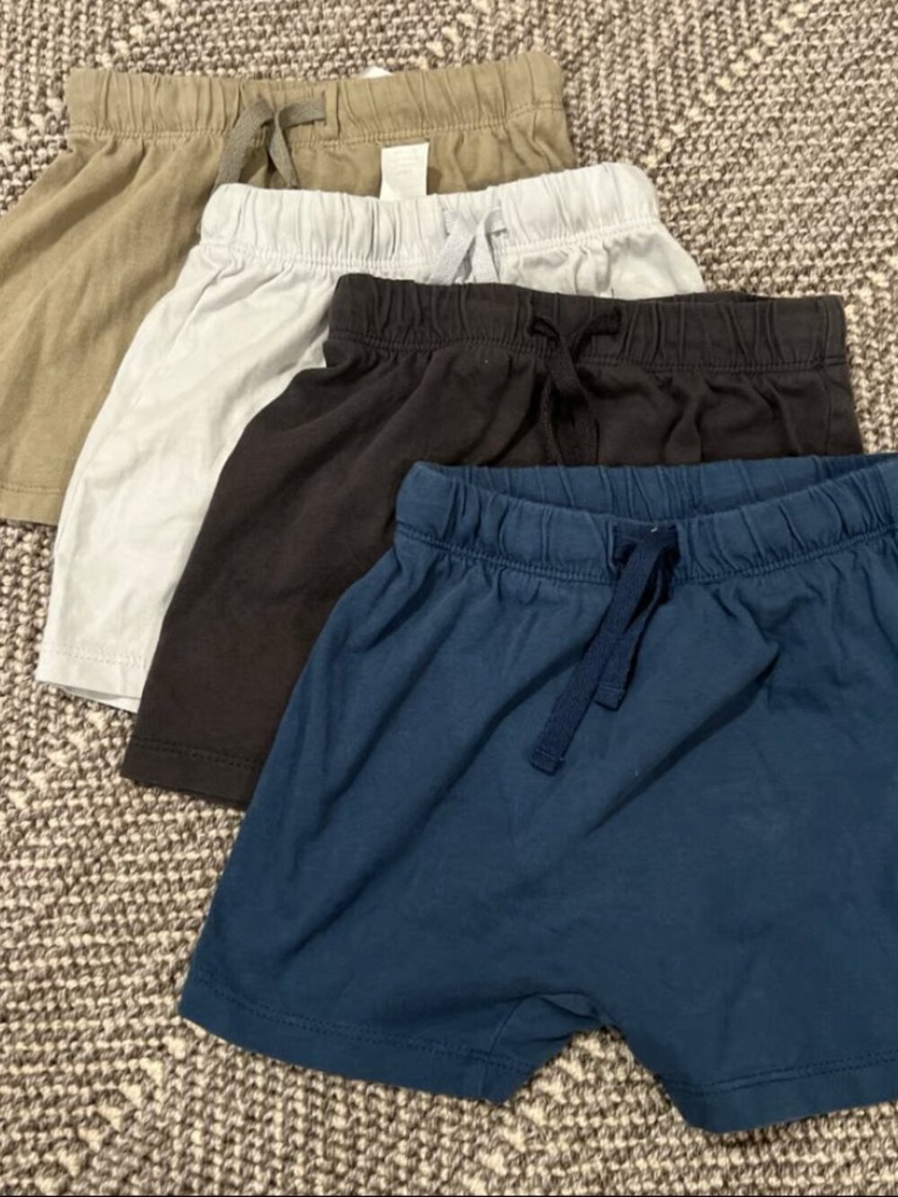 FOUR PAIRS H&M Cotton Shorts, Size 12 Months